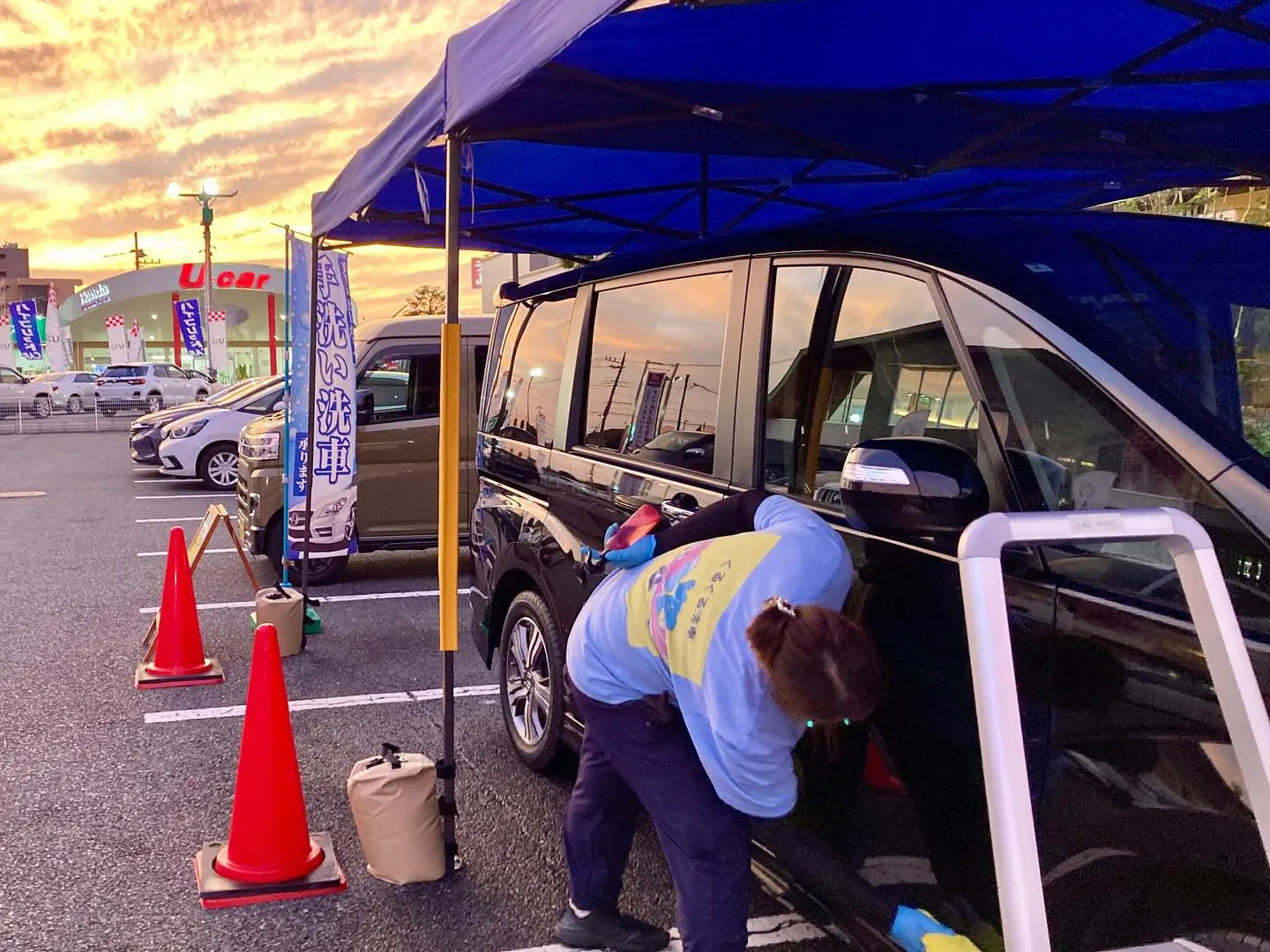 積水ハウス様主催🏠無料『手洗いコーティング洗車』イベント🚘✨...
